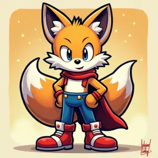 Super Fox hero Nintendo poster